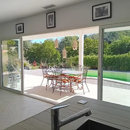 Вилла La Vie En Rose, Panoramic Villa With A Pool Roquebrun
